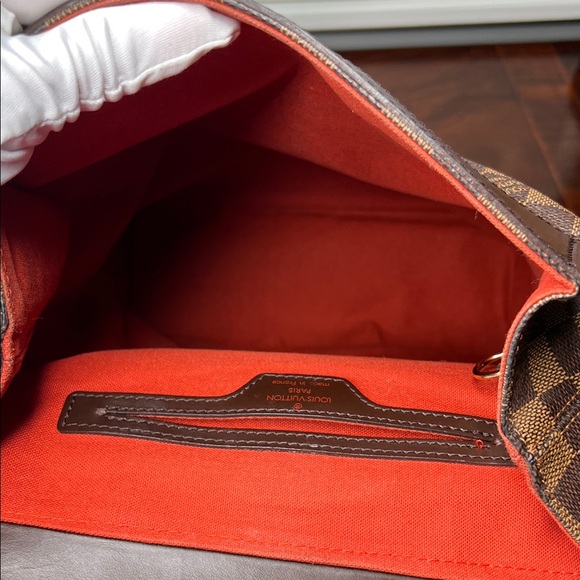 LOUIS VUITTON Damier Ebene Soho Backpack Pre-Loved Excellent Condition - Picture 10 of 17